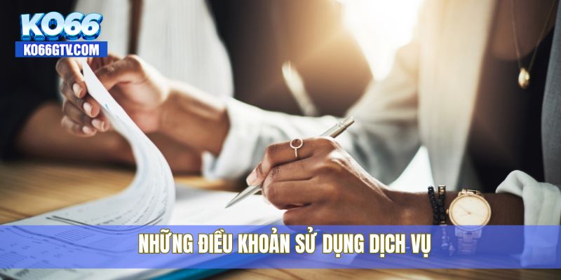 Những điều khoản sử dụng dịch vụ